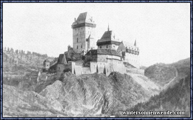 Burg Karlstein in Böhmen.