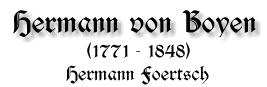 Hermann von Boyen, 1771 - 1848, von Hermann Foertsch