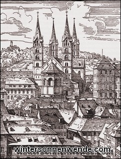 Der Bamberger Dom von Osten