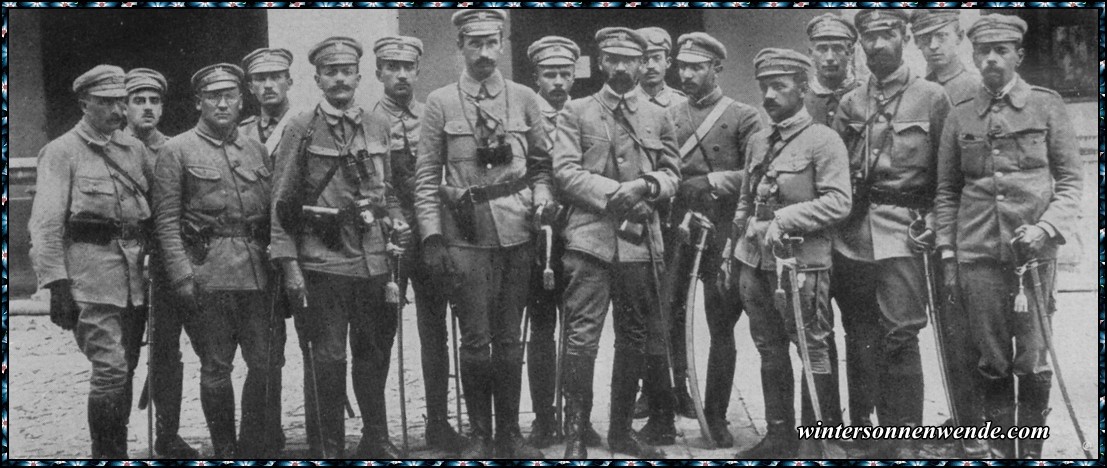 Die Führer der Polnischen Legion.