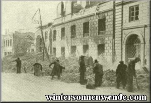Aufräumungsarbeiten in Warschau Oktober 1939