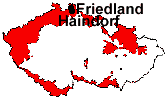 Lage von Haindorf und Friedland