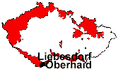 Lage von Liebesdorf und Oberhaid