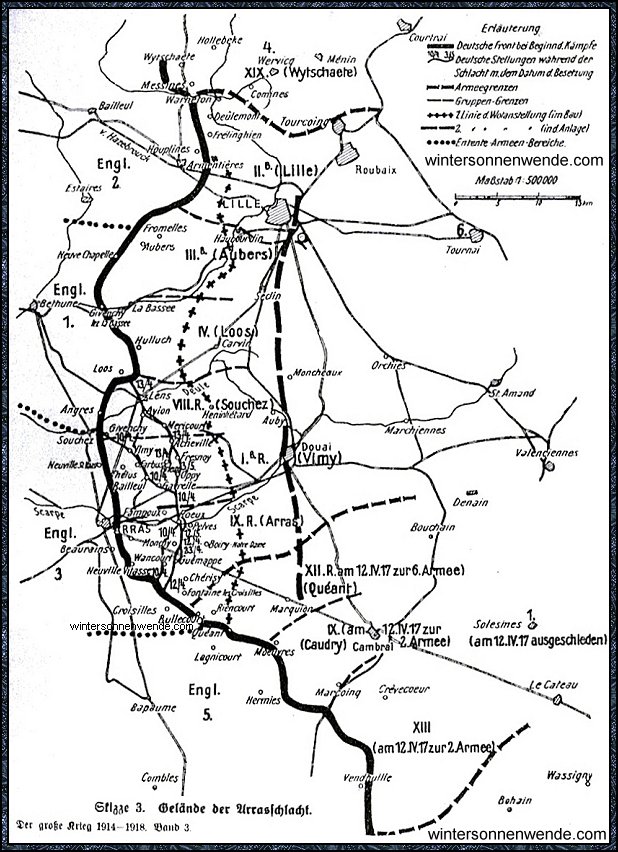 Gelände der Arrasschlacht