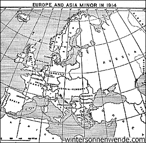 Map Of Europe Pre Wwi