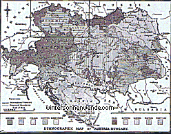 Ethnographic Map of Austria-Hungary
