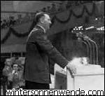 Hitler speaks at the Sportspalast, September 26, 1938