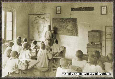 School at Wuga in Usambara, German East Africa.