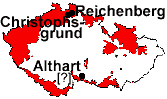 location of Althart(?), Christofsgrund and Reichenberg