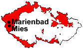 location of Mies and Marienbad