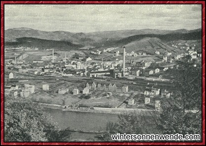 Die Schicht-Werke in Aussig a. d. Elbe.