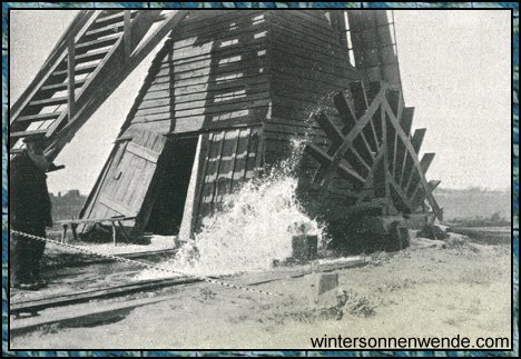 Das Wasser-Schöpf(Wurf)rad aus obigem Schöpfwerk