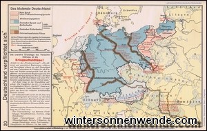 Das heute an Polen abgetretene Gebiet von Westpreußen (Pommerellen) und Posen.