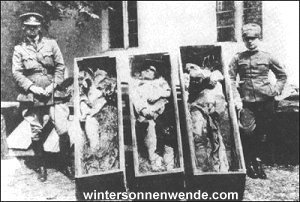Von den Polen verstümmelte Deutsche.