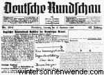 Deutsche Rundschau, Artikel: Englischer Geheimdienst Anstifter der Bromberger Greuel
