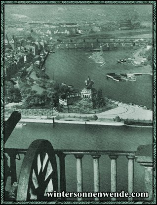 Koblenz, das deutsche Eck.
