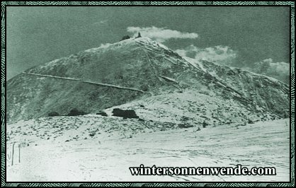 Das Riesengebirge. Die Schneekoppe.