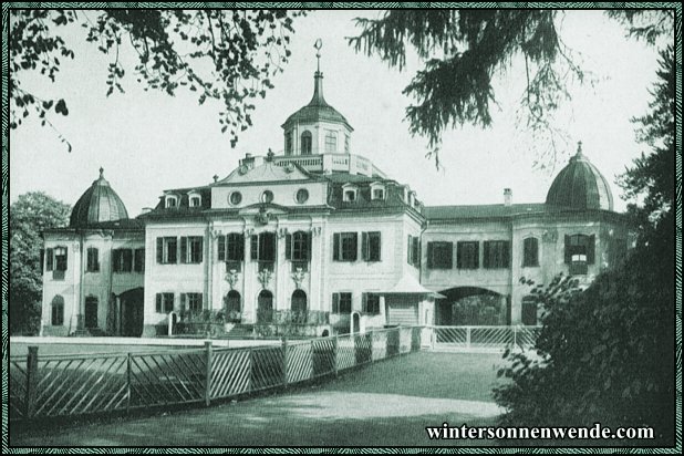 Weimar. Das Lustschloß Belvedere.