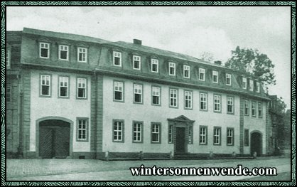 Weimar. Goethes Wohnhaus am Frauenplan.