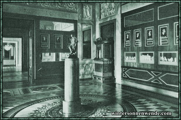 Weimar. Musikzimmer der Maria Pawlowna im Schloß.
