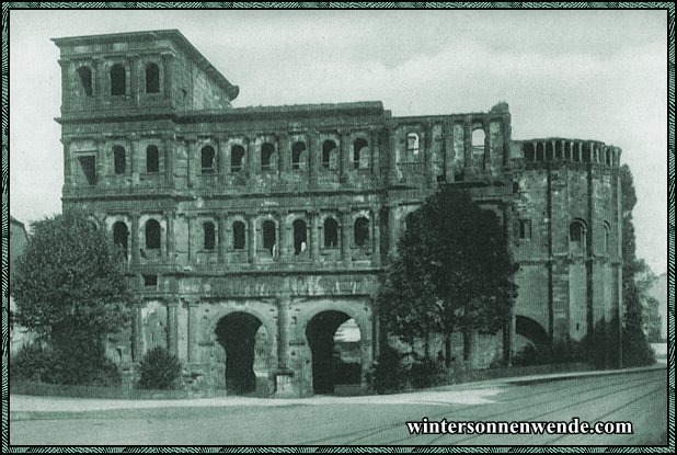 Trier. Porta nigra, Stadtseite.