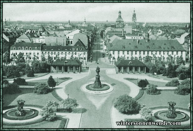 Mannheim. Der Schloßpark.