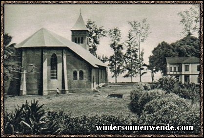 Eine deutsche Kirche in Kamerun.
