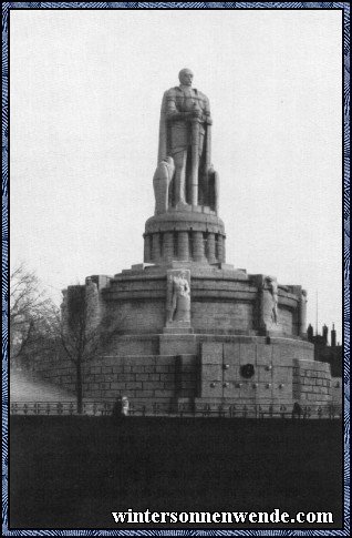 Das Bismarckdenkmal in Hamburg