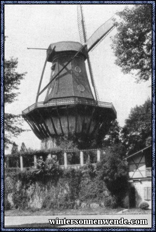 Potsdam, die historische Windmühle.