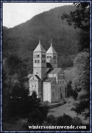 Das Benediktinerkloster Murbach (Oberelsaß).