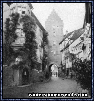 Meersburg am Bodensee.