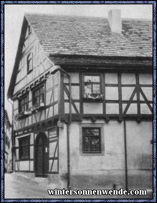 Schillers Geburtshaus in Marbach.