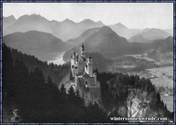 Schloß Neuschwanstein.