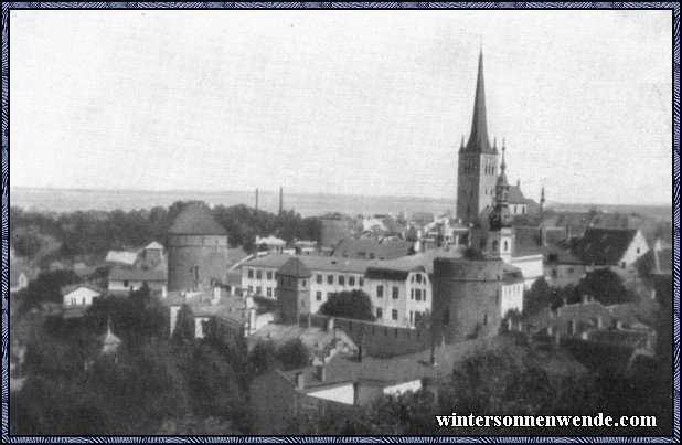 Reval. Blick vom Domberg.