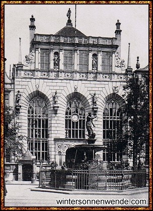 Der Artushof in Danzig.