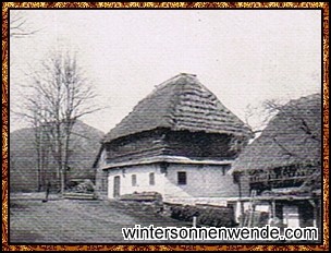 Deutsches Bauernhaus in der Kremnitzer Gegend