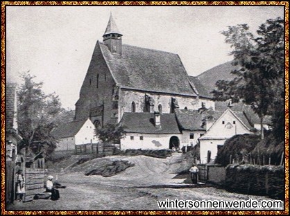 Dorfkirche in Durlos in Siebenbürgen