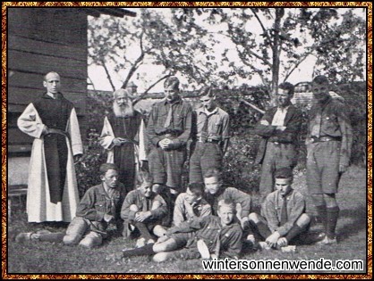 Deutsche Wandervögel bei den Trappisten in Josephsburg bei
Windthorst, Bosnien