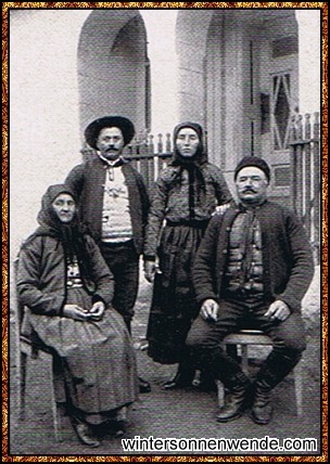 Siebenbürgisch-sächsische Bauernfamilie