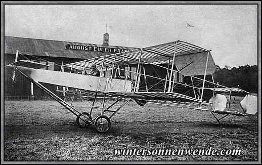 Prinz Heinrich als
Flugzeugführer.