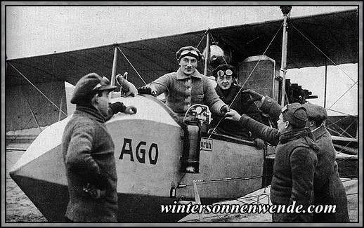 Schüler nach einem Höhenrekordflug.