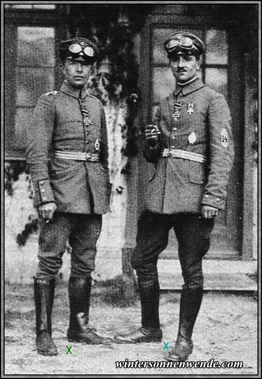 Alfred Friedrich und Leutnant Speer.
