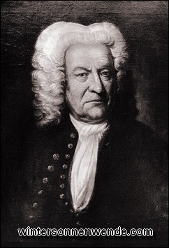 Johann Sebastian Bach. Zeitgenössisches Gemälde.