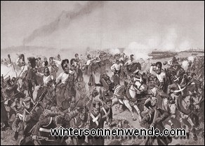 Blüchers Kavallerie siegt über die Franzosen bei Hainau.