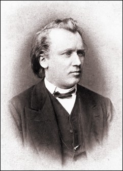 Brahms im Alter von 40 Jahren.