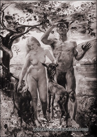 Adam und Eva.