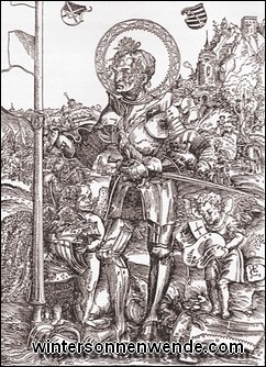Holzschnitt von Lukas Cranach, 1506.