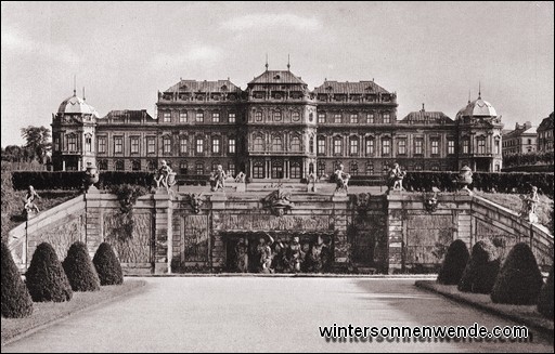 Belvedere in Wien.
