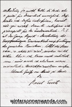 Brief von Paul Ernst an Wilhelm von Scholz, Seite 2.