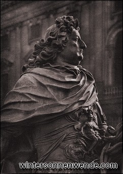 Kopf der Reiterstatue von Andreas Schlüter, 1702.